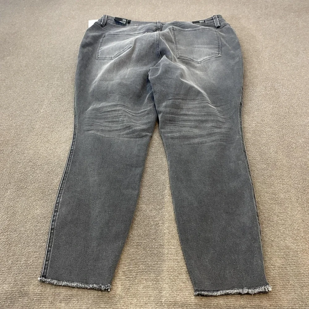KUT From The Kloth Jeans Womens 20W Gray Donna Fab Ab High Rise Ankle Skinny - Picture 4 of 13
